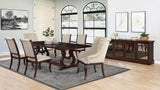 Brockway 4-Door Dining Sideboard Buffet Cabinet Antique Java