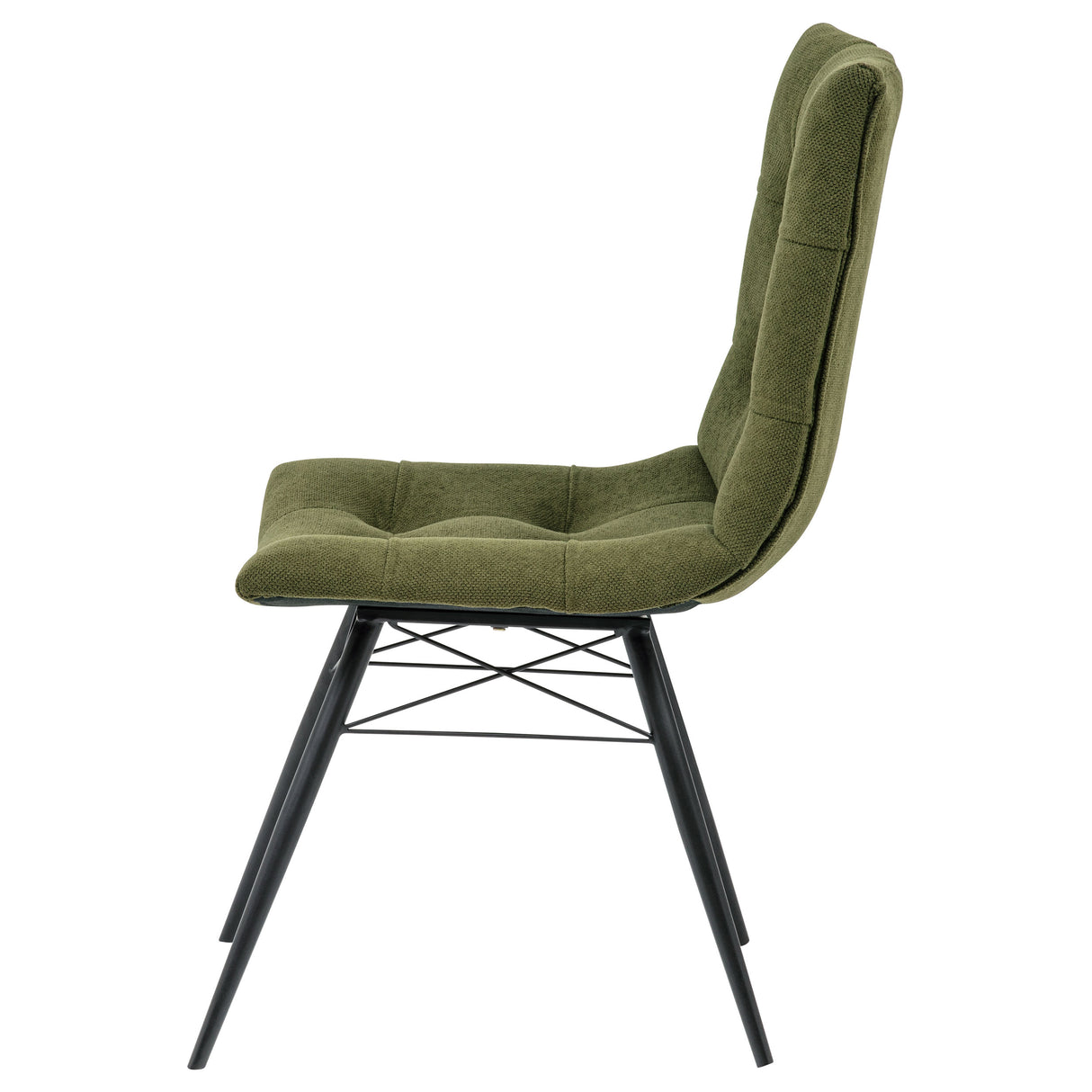 Aiken Fabric Upholstered Dining Side Chair, Forest Green (Set of 4)