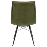 Aiken Fabric Upholstered Dining Side Chair, Forest Green (Set of 4)