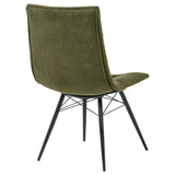 Aiken Fabric Upholstered Dining Side Chair, Forest Green (Set of 4)