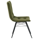 Aiken Fabric Upholstered Dining Side Chair, Forest Green (Set of 4)