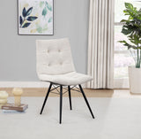 Aiken Fabric Upholstered Dining Side Chair, Stone (Set of 4)