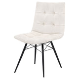 Aiken Fabric Upholstered Dining Side Chair, Stone (Set of 4)