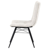 Aiken Fabric Upholstered Dining Side Chair, Stone (Set of 4)