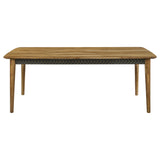Partridge 6-Piece Dining Set - Natural Sheesham & Espresso