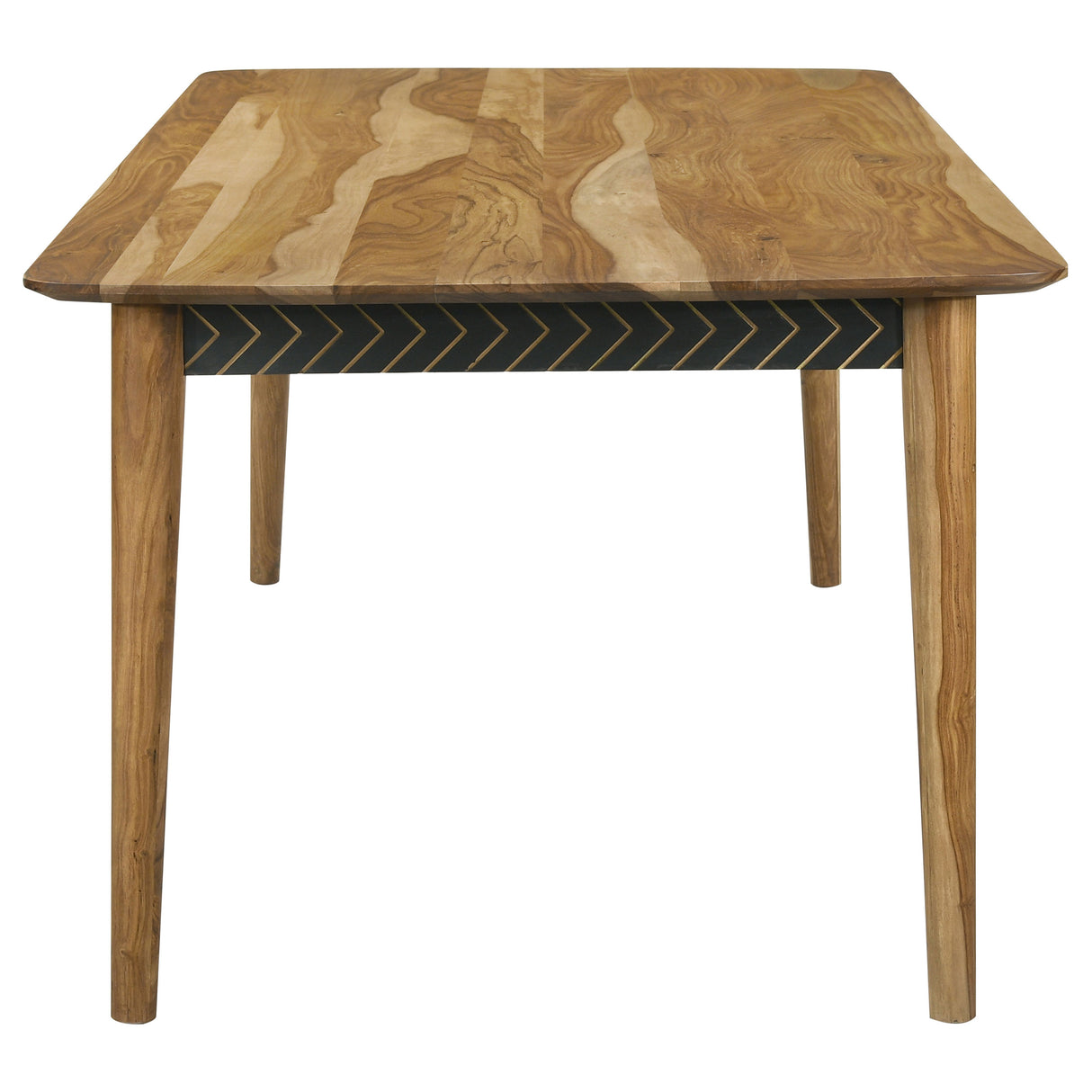 Partridge 6-Piece Dining Set - Natural Sheesham & Espresso