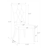 Kerwin 5-Piece Dining Set with Grey Velvet Chairs
