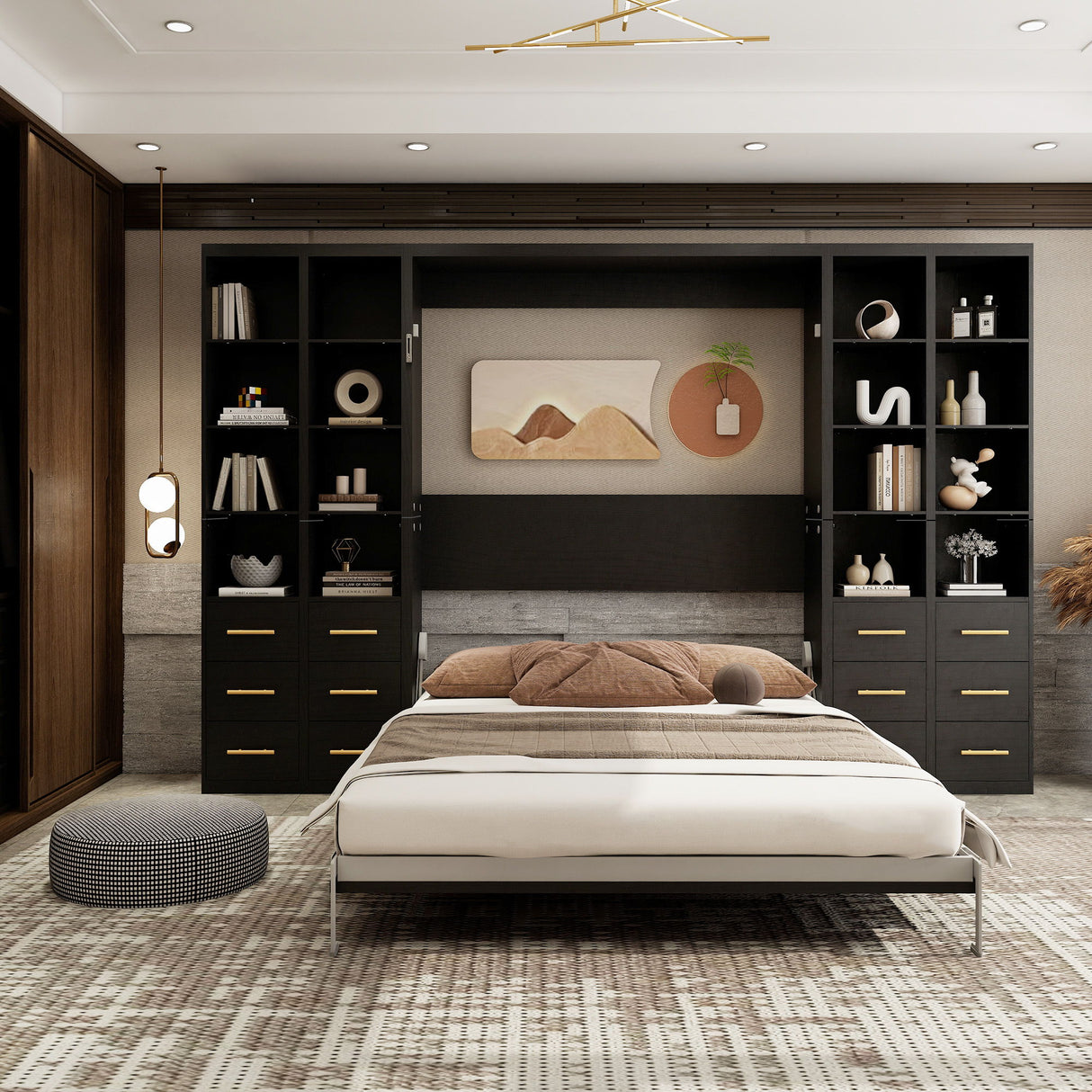 Multifunctional Vertical Murphy Wall Bed