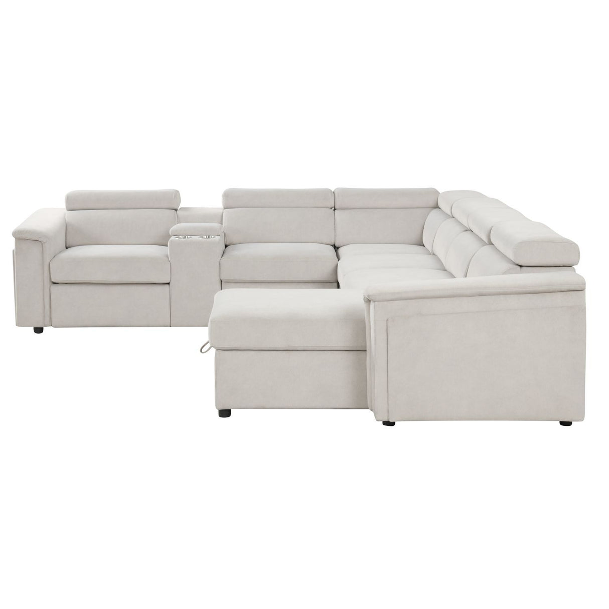 Harvey - Power Recliner Sleeper Sectional