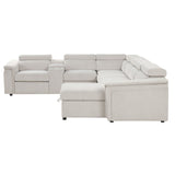Harvey - Power Recliner Sleeper Sectional