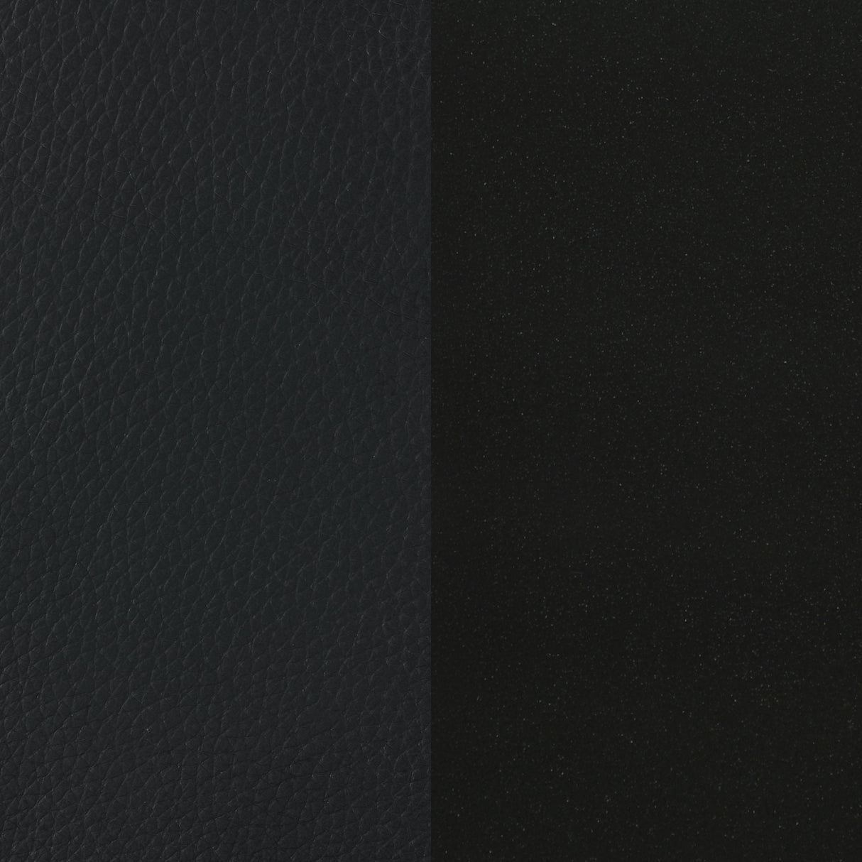 Vardon Genuine Leather Counter Height Chair, Black, Set of 2