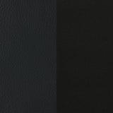Vardon Genuine Leather Counter Height Chair, Black, Set of 2