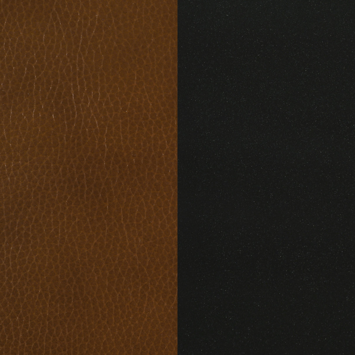 Vardon Dark Brown Genuine Leather Counter Height Chairs, Set of 2