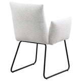 Donica - Upholstered Dining Arm Chair (Set of 2) - Light Gray