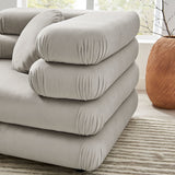 114 Inch Jubilee Performance Velvet 3 - Piece Modular Sectional Sofa - Living Room Furniture available at Alpine Outlets in Denver