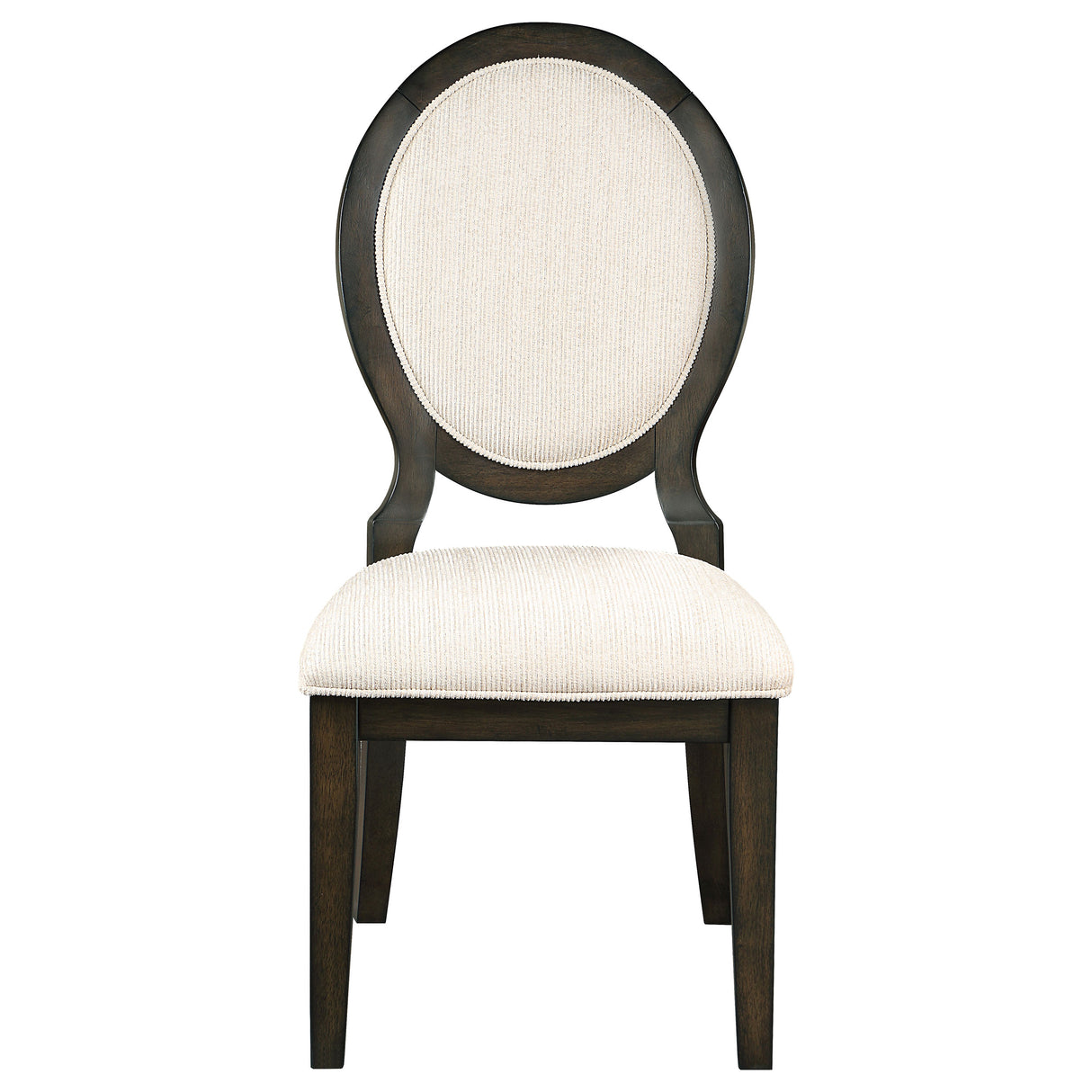 Twyla 5-Piece 60-Inch Round Dining Table Set Dark Cocoa
