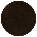 Twyla 60-Inch Round Dining Table Dark Cocoa