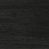 Stevie Padded Wood Dining Arm Chair Black, Set of 2