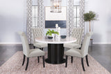 Alana Velvet Upholstered Dining Side Chair, Sand (Set of 2)