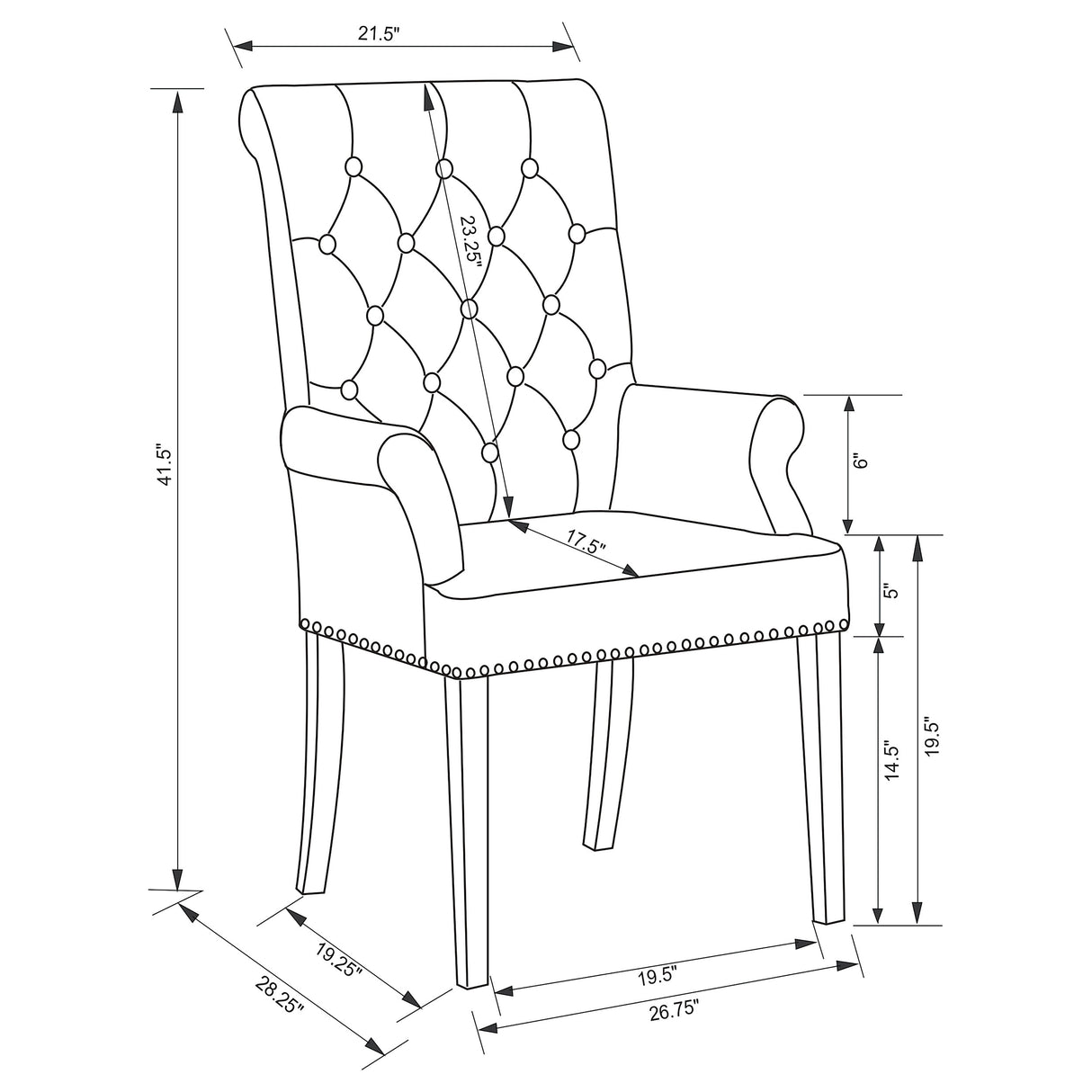 Alana Velvet Upholstered Dining Arm Chair, Sand