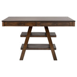 Dewey 5-Piece Walnut Counter Height Dining Set