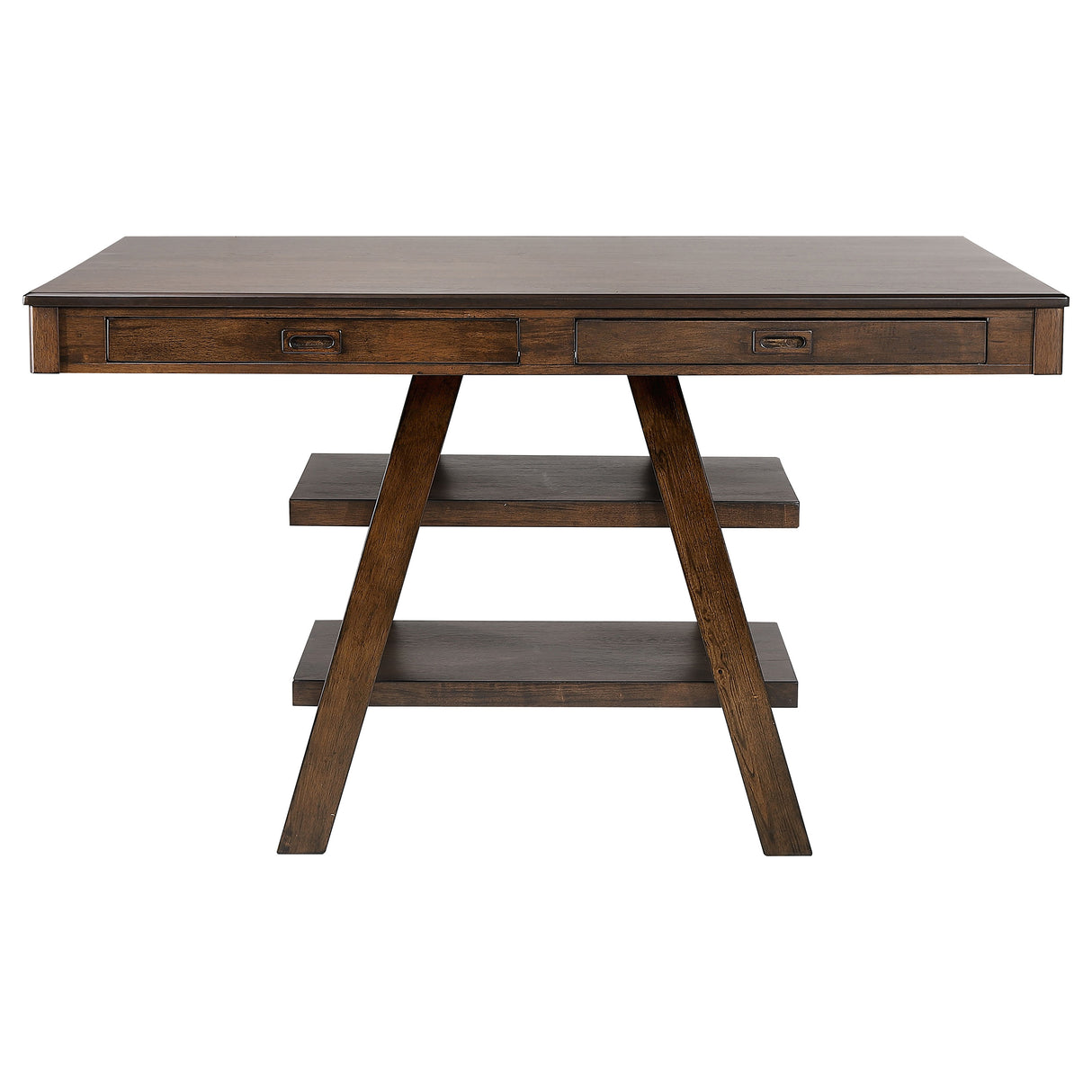 Dewey Rectangular Counter Height Dining Table, Walnut