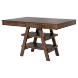 Dewey Rectangular Counter Height Dining Table, Walnut