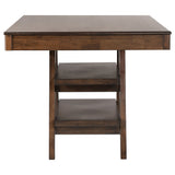 Dewey Rectangular Counter Height Dining Table, Walnut