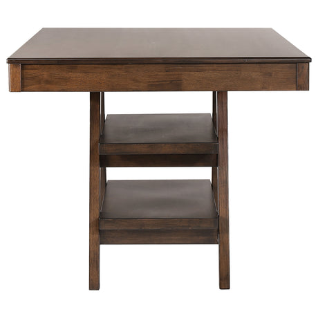 Dewey Rectangular Counter Height Dining Table, Walnut