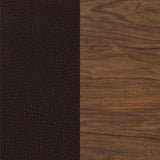 Dewey Upholstered Counter Chair Walnut, Set of 2