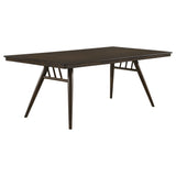 Wes Rectangular 80-Inch Dark Walnut Dining Table