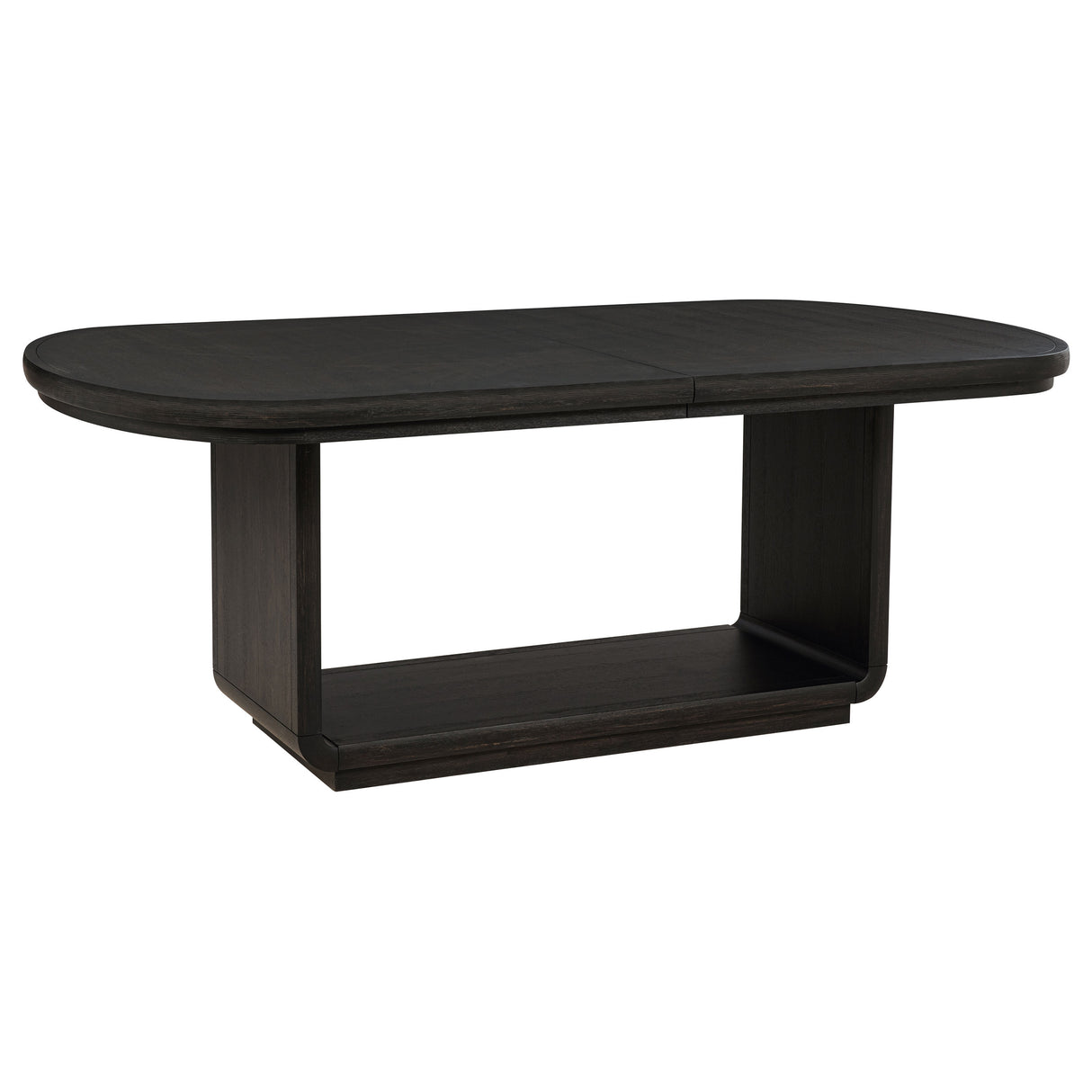 Leandro 78-inch Extension Dining Table Burnished Black