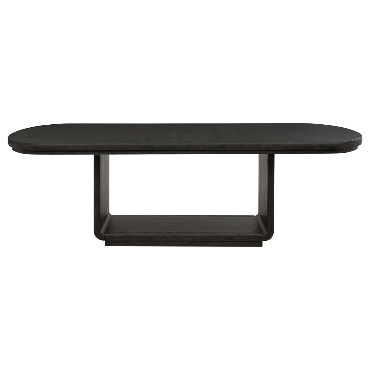 Leandro 78-inch Extension Dining Table Burnished Black