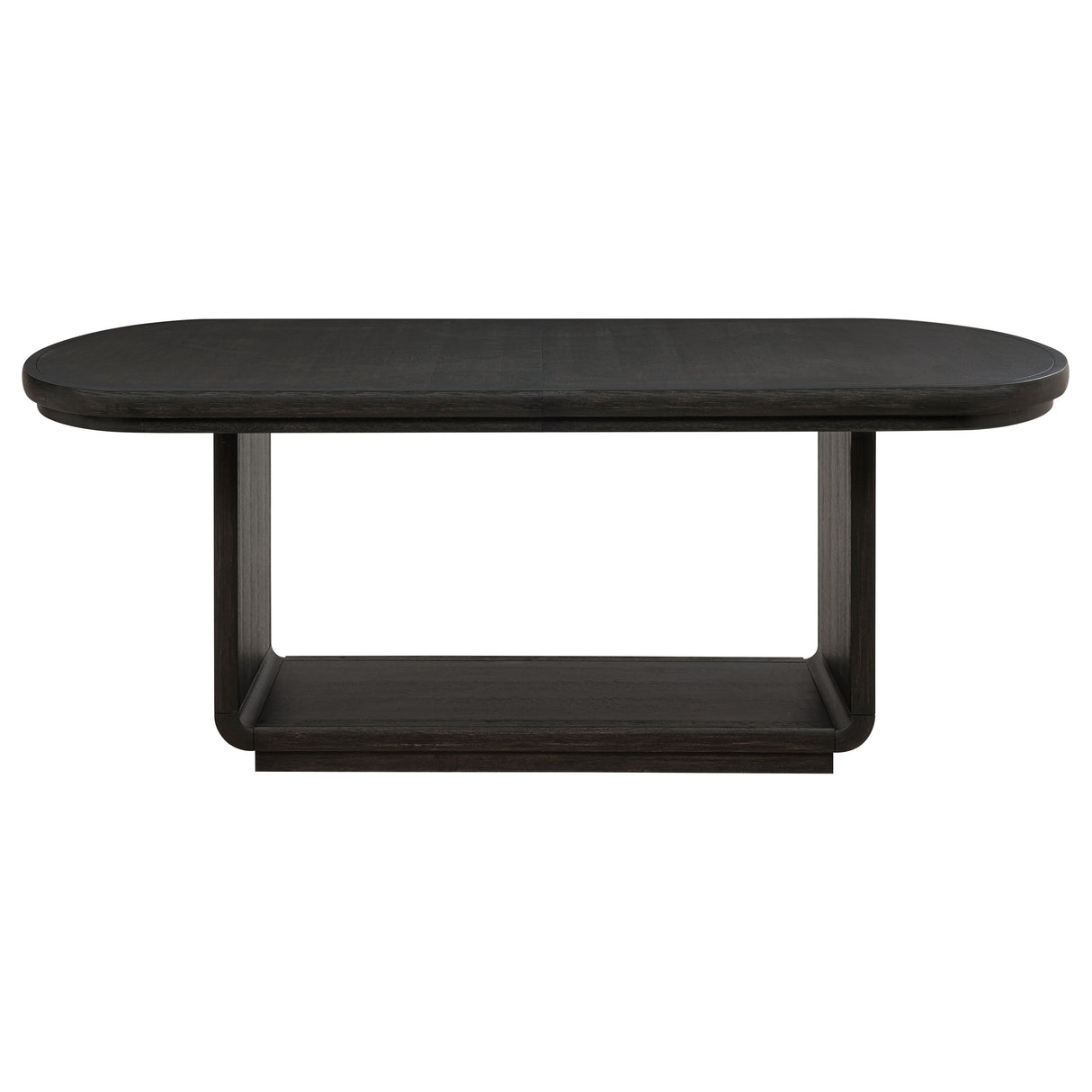 Leandro 78-inch Extension Dining Table Burnished Black