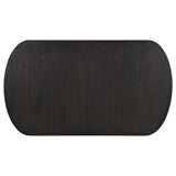 Leandro 78-inch Extension Dining Table Burnished Black