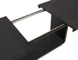 Leandro 78-inch Extension Dining Table Burnished Black