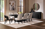Leandro 78-inch Extension Dining Table Burnished Black