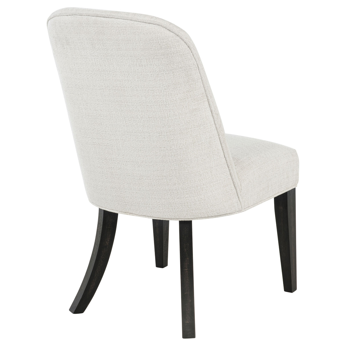Leandro Upholstered Dining Side Chair, Cream (Set of 2)