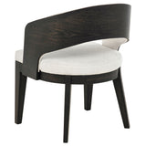 Leandro Upholstered Dining Arm Chair Cream Set of 2