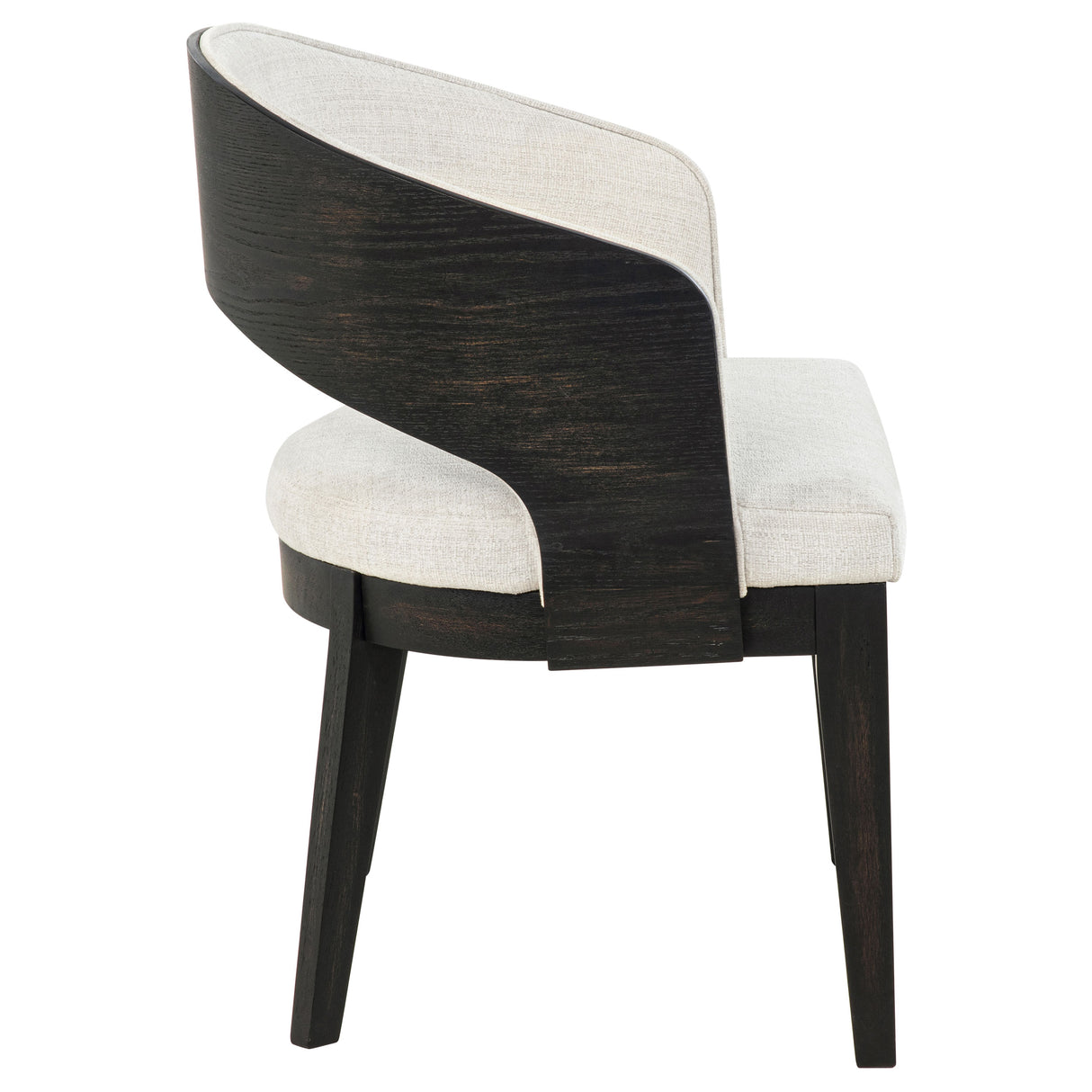 Leandro Upholstered Dining Arm Chair Cream Set of 2
