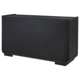 Leandro 2-Drawer Dining Sideboard Server, Burnished Black