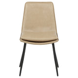 Ortega Upholstered Dining Side Chair Tan, Set of 2
