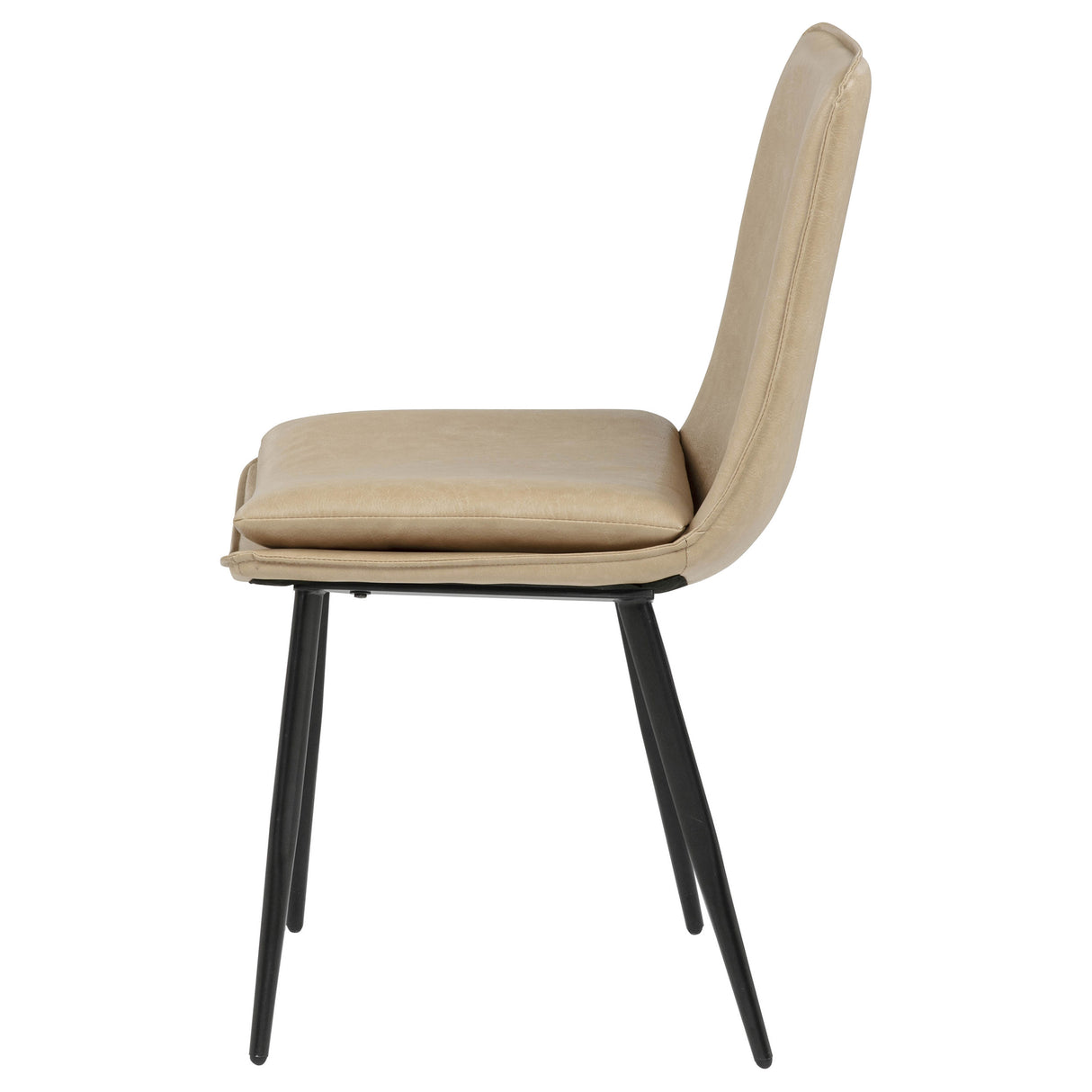 Ortega Upholstered Dining Side Chair Tan, Set of 2