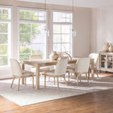 Solano 7-Piece Extension Table Dining Set in Weathered Mango