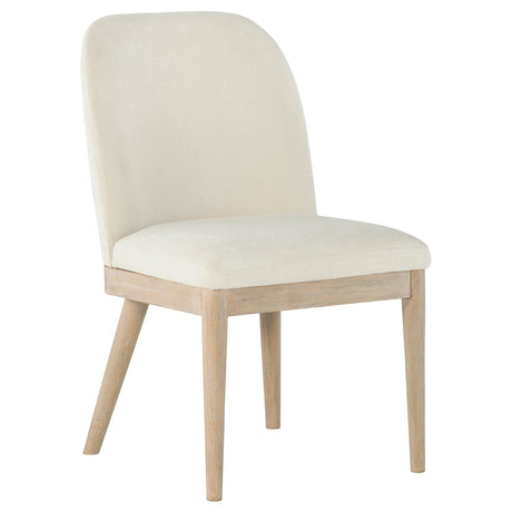 Solano Upholstered Dining Side Chair, Beige (Set of 2)