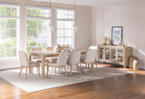 Solano Upholstered Dining Side Chair, Beige (Set of 2)