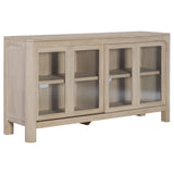 Solano Sliding Door Dining Sideboard, Weathered Mango