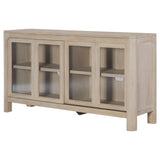 Solano Sliding Door Dining Sideboard, Weathered Mango