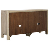 Solano Sliding Door Dining Sideboard, Weathered Mango
