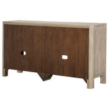 Solano Sliding Door Dining Sideboard, Weathered Mango